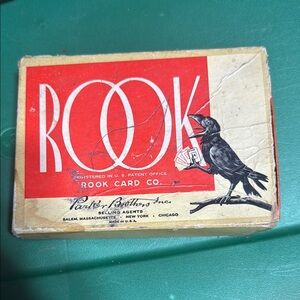 Vintage Rook Card Game Box